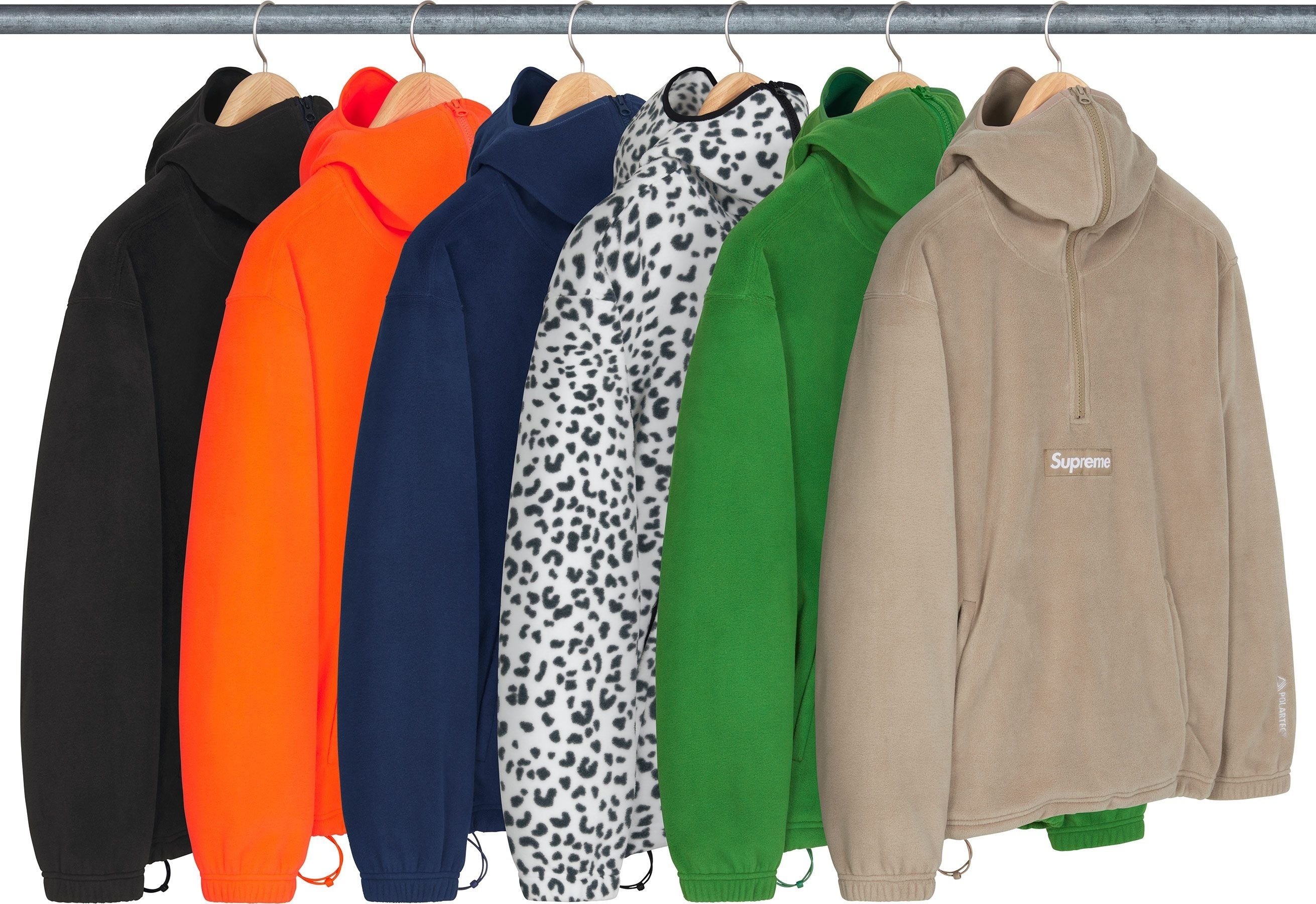 Polartec® Facemask Half Zip Hooded Sweatshirt